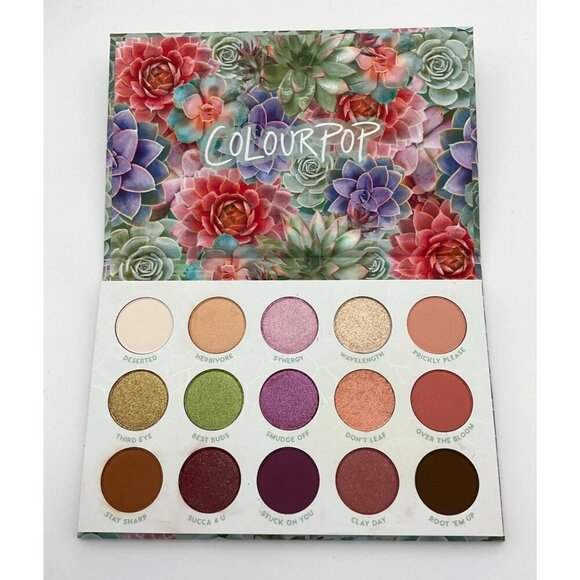 ColourPop Garden Variety 15 Vibrant Color Pressed Powder Eyeshadow Palette NIB - Picture 2 of 5